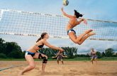 Volleyball braces and supports