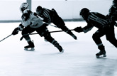 Hockey braces and supports