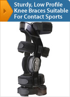 Sturdy, Low Profile Knee Braces Suitable For Contact Sports