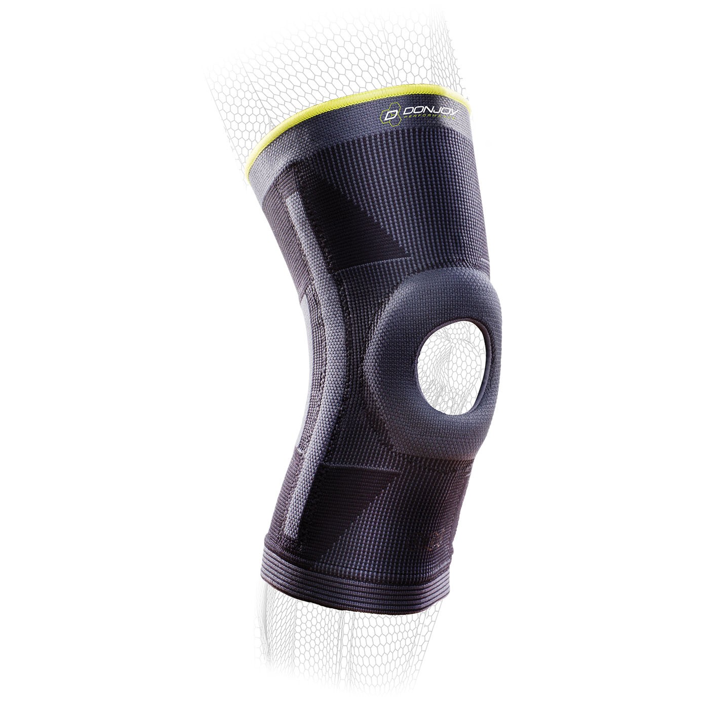 DonJoy Performance Deluxe Knit Knee Sleeve Brace with Stays
