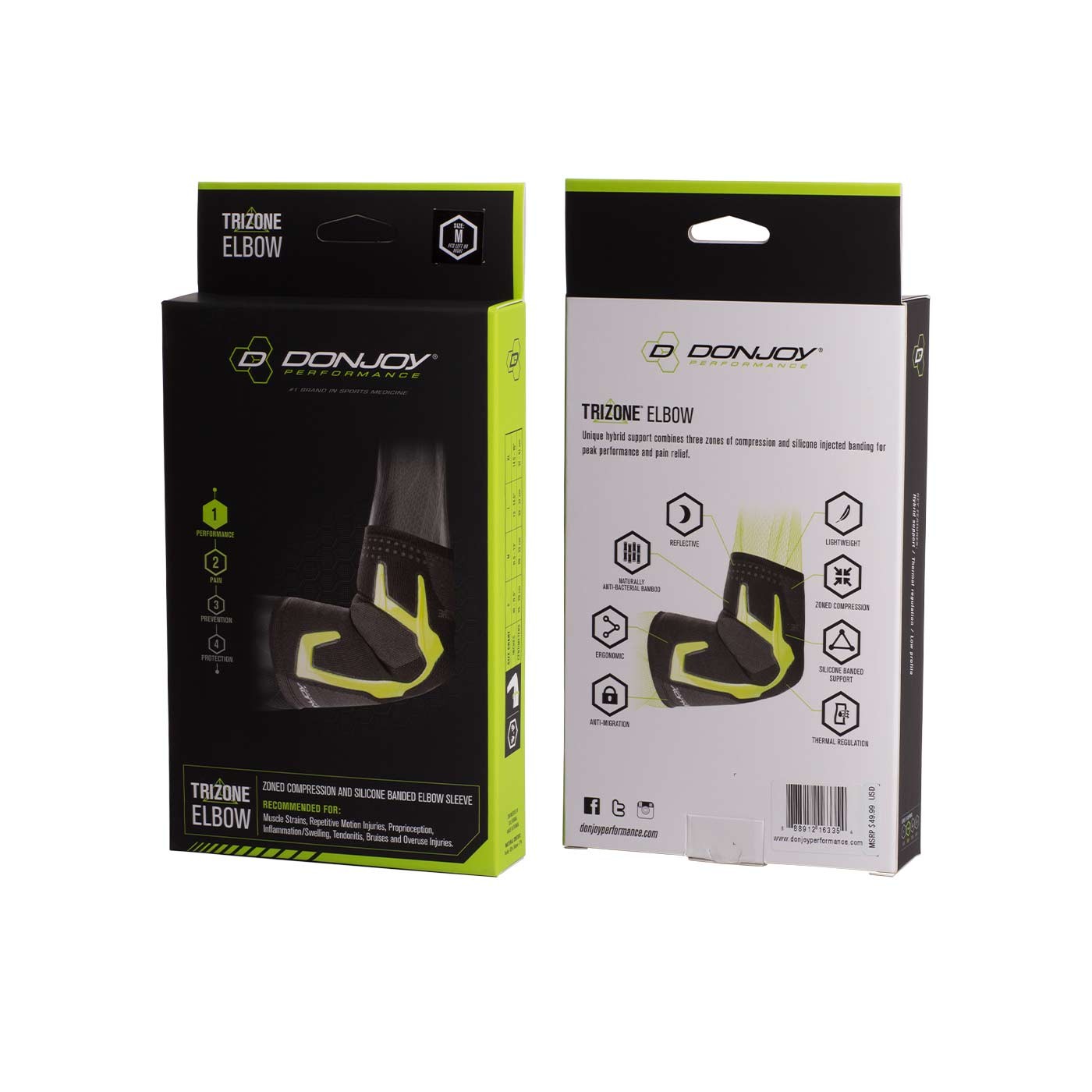 DonJoy Performance Trizone Elbow Support