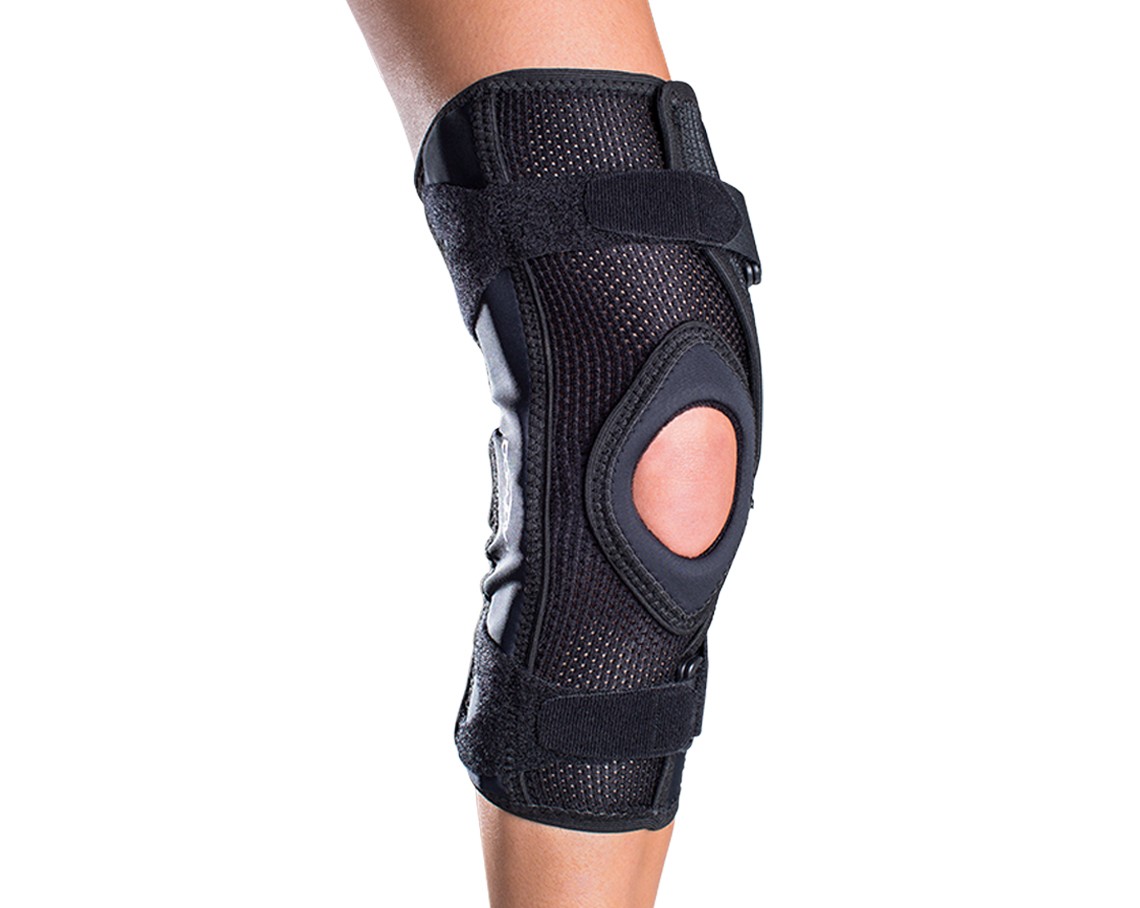 thumbnail image 2 of OA Unloading Knee Brace For Arthritis & Osteoarthritis – Adjustable Support, Black 2 of 5