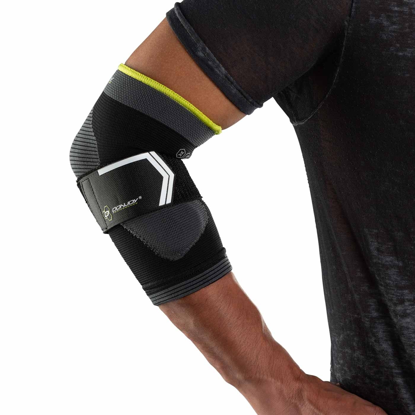 DonJoy Performance Deluxe Knit Elbow Sleeve with Strap for Tennis Golfer s Elbow