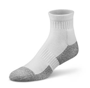 Dr Comfort Ankle Socks - White