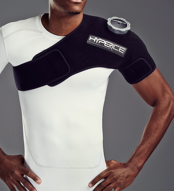 Hyperice Shoulder Ice Wrap Cold Therapy Shoulder Compression Brace
