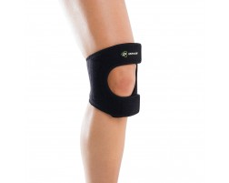 Anaform Dual PinPoint Knee Strap - Black - On-Skin - Front