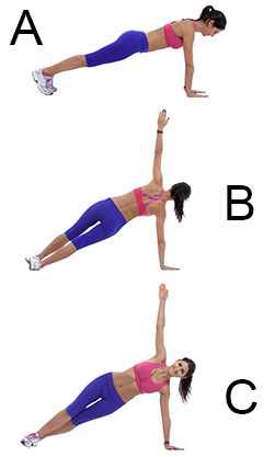 plank rotation exercise